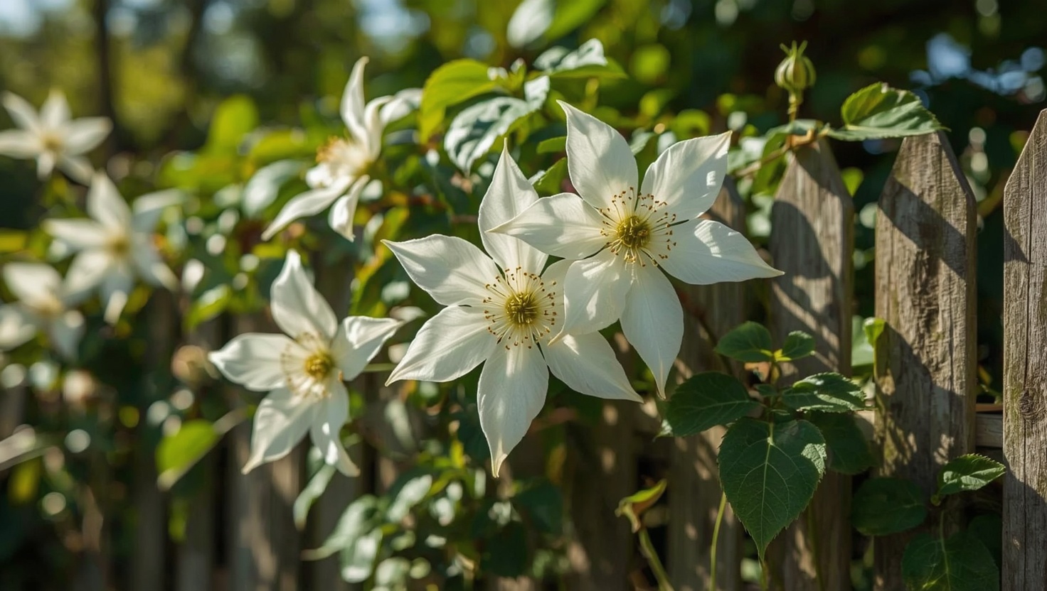 Clematis: Edward Bachs Bach-Blüte für geistige Präsenz und Konzentration
