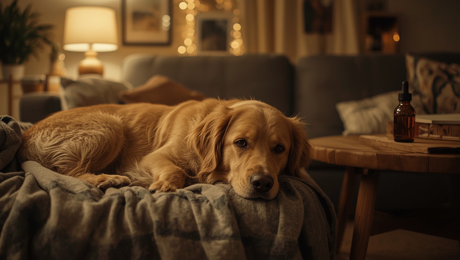 Bachblüten für Hunde an Silvester: Der komplette Vorbereitungs-Guide für einen ruhigen Jahreswechsel